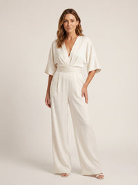 Serena | Women's Wrap Jumpsuit for Wedding Guests