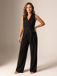 Claire | Women's Sleeveless V-Neck Jumpsuit