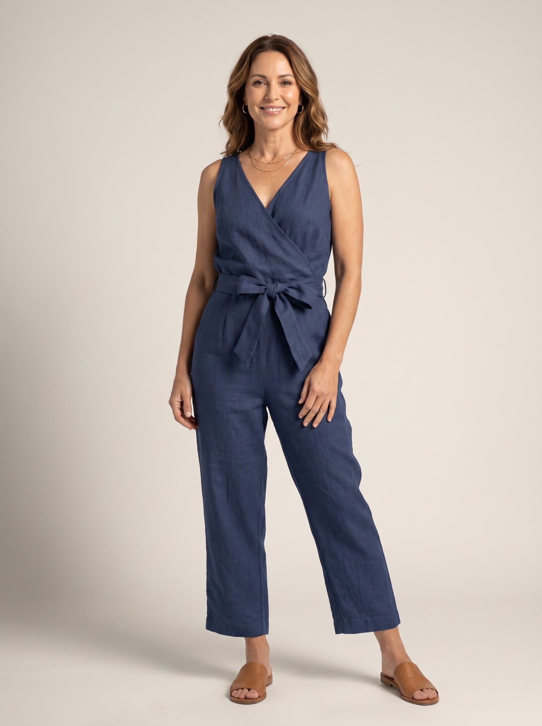 Renee | Women's Belted Utility Jumpsuit
