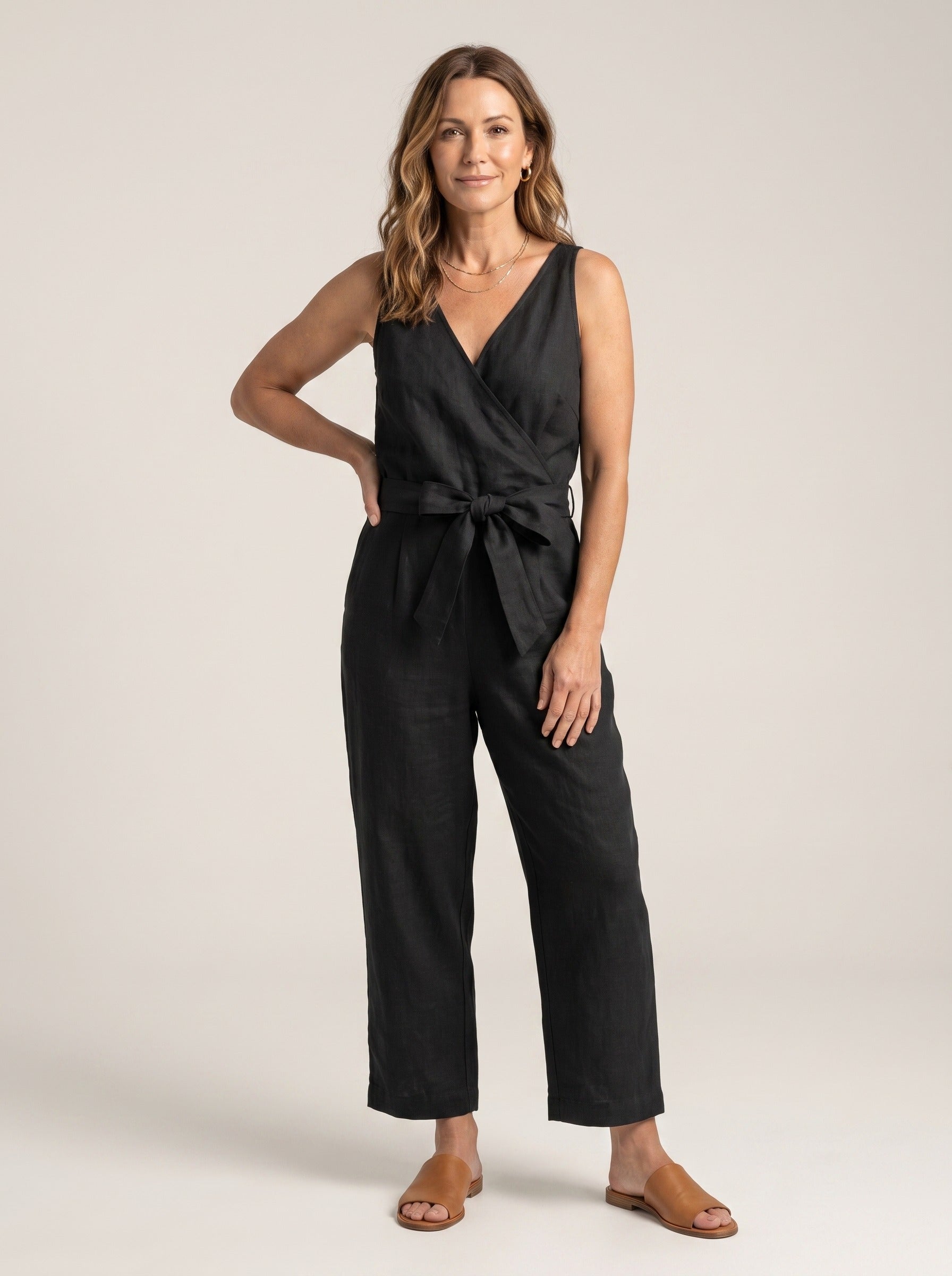 Renee | Women's Belted Utility Jumpsuit