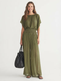 Anne | Relaxed Smocked Waist Maxi Dress