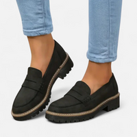 Carolyn | Chunky Platform Loafers with Lug Sole