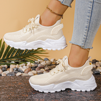 Deborah | Chunky Platform Knit Sneakers