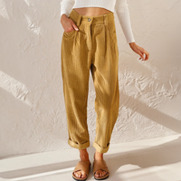 Dianne | High-Waisted Corduroy Tapered Pants