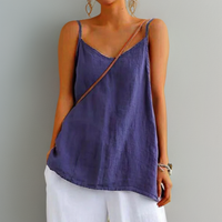 Faye | V-Neck Tank Top with Adjustable Straps