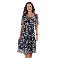 Gail | Floral A-Line Midi Dress
