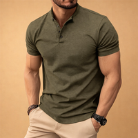 Grant | Slim Fit Short Sleeve Henley