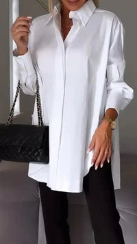 Helen | Oversized Long Sleeve Blouse