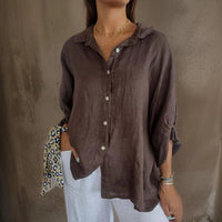 Lesley | Relaxed Linen Button Shirt