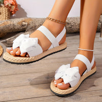 Marilyn | Bow Platform Flat Sandals