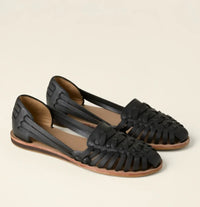 Pamela | Woven Leather Cutout Flats