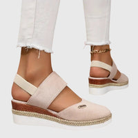 Pauline | Espadrille Wedge Sandals With Ankle Strap