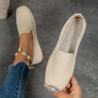 Pauline | Knit Slip-On Loafers