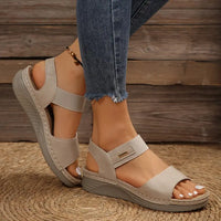 Rita | Wedge Sandals With Ankle Strap