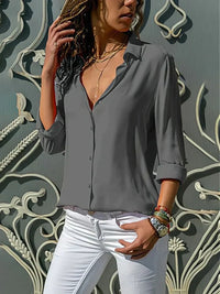 Shirley | Classic Button-Down Long Sleeve Shirt