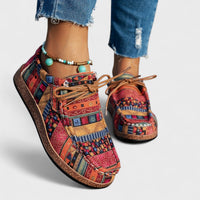 Sonia | Bohemian Patchwork Platform Moccasins