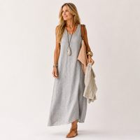 Tanya | Linen Maxi Dress
