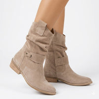 Tracey | Slouchy Suede Ankle Boots