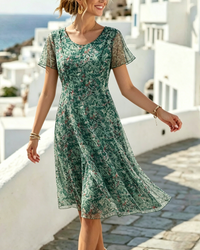 Vicki | Flowy Floral Midi Dress